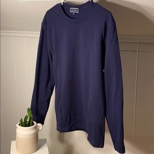 Club Room Fleece-lined Pajama Top